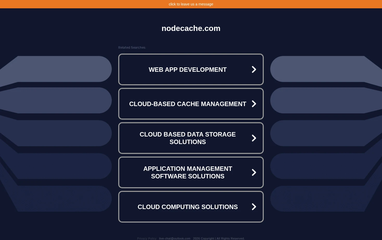 nodecache.com 页面快照